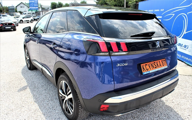 Peugeot 3008 cena 87500 przebieg: 83000, rok produkcji 2018 z Gostyń małe 466